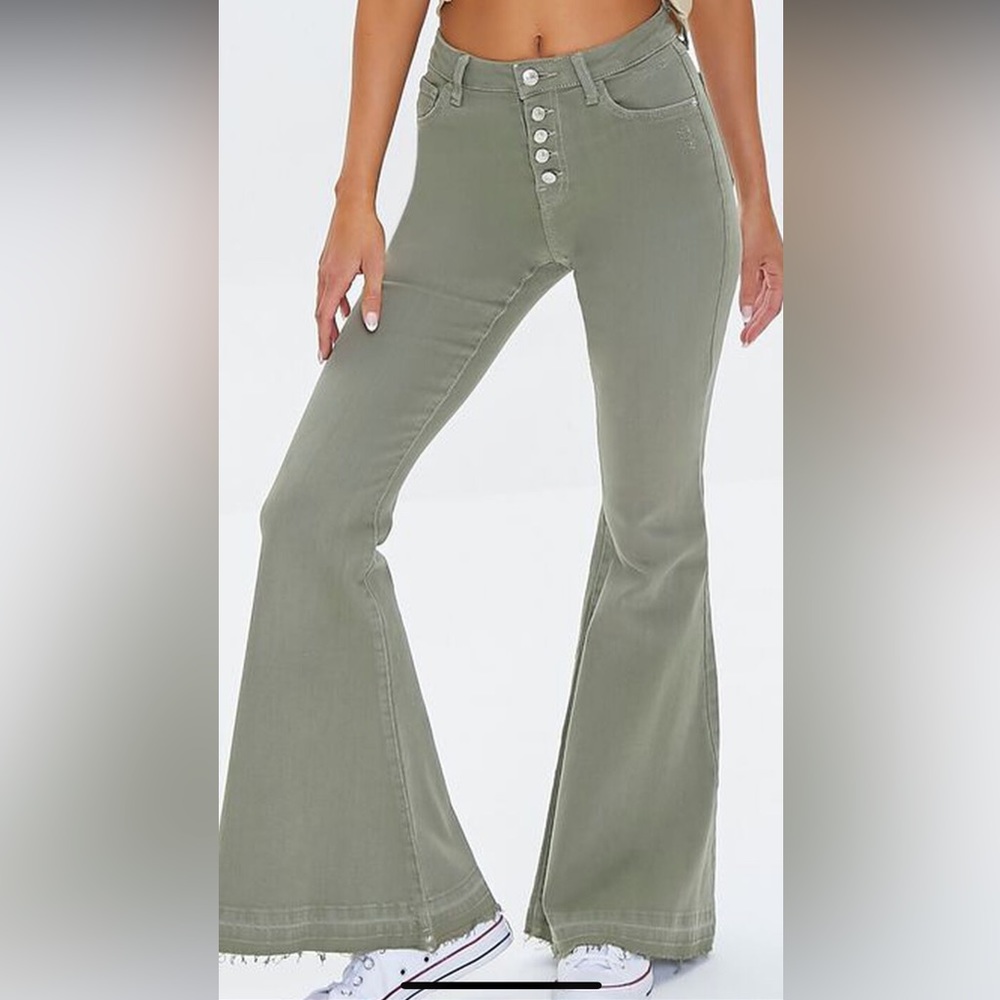 HIGH RISE FLARE JEANS